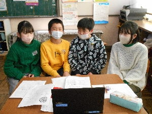 【１月２０日（金）】内野山小学校との交流学習（６年生）