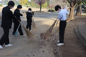 朝のボランティア活動