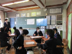 授業参観　2年1組（学級活動）