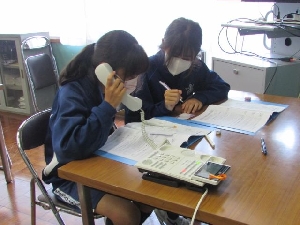 職場体験に向けて（２年生）