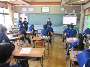 職場体験発表会