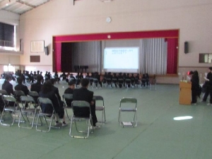 ３年生を送る会