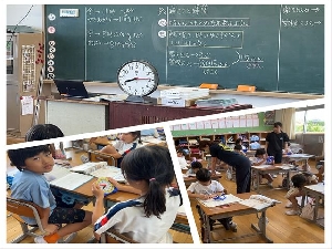 7/3    　2年算数「時こくと時間」