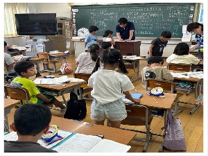 7/10    　2年算数「時こくのもとめ方」