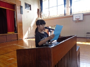 7/18   　１学期の終業