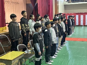 3/18   卒業式練習・式場準備