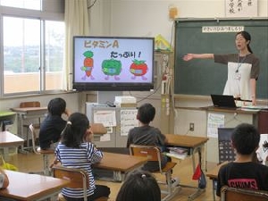 ９/１５　２年生　食に関する指導