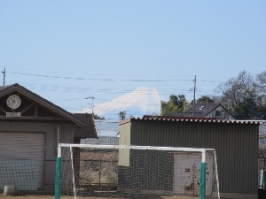 2/28　今日は富士山がよく見えました