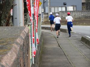 走ろう大会試走　１・２・５・６年