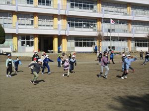 園児との交流　１月２４日