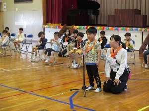 0418_「１年生をむかえる会」を行いました