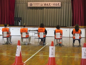 0509_なかがわ防犯ボランティア・パトロール隊の結成式と対面式を行いました