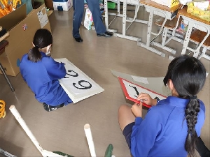 0523_ふじの子スポーツフェスティバルの前日準備の様子です