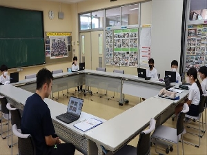 0717_南中学校区の第１回オンラインリーダー会議が行われました