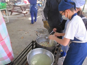 1128_宿泊学習（２日目）の様子です（５年生）