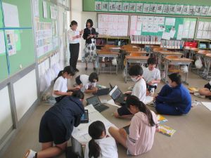 お客様をお迎えして〜学校訪問がありました〜