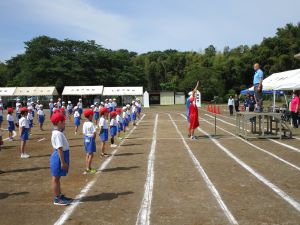 運動会予行練習