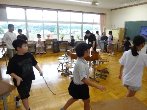 七重っ子タイム　縦割り班遊び