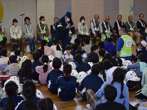 七郷子どもサポート隊との対面式