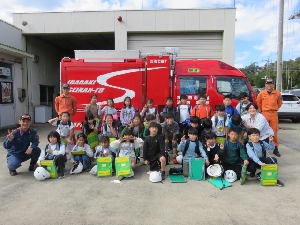 １０月２８日　３年生校外学習（消防署）