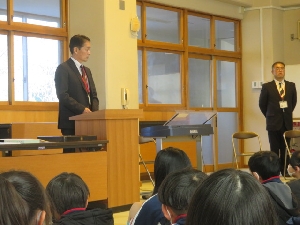 １２月２３日　第２学期終業式