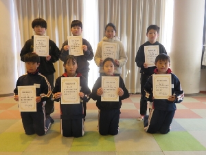 １月１４日　学級委員任命式