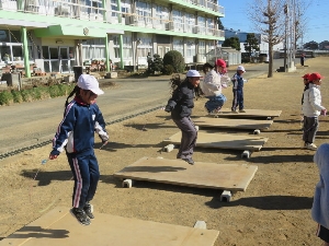 １月２３日　なわとび運動