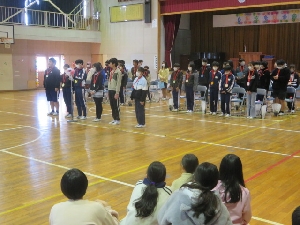 ３月１１日　６年生を送る会