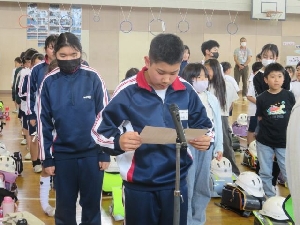 【全学年】サポート隊　対面式