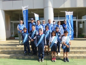 【全学年】元気よし！　あいさつステキな　七郷小！