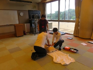 【校内研修】プール事故シュミレーション研修
