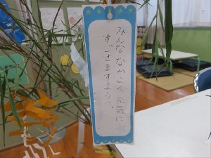 【七夕】短冊が　小さすぎてさ　夢はみ出す！！