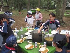 【第５学年宿泊学習②】カレーなる　失敗さえも　華麗なり