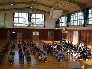 １月９日（火）第３学期始業式