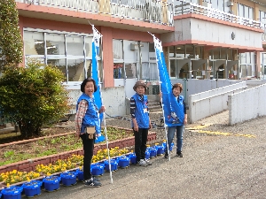 ５月１４日（水）民生委員さん・主任児童委員さんによるあいさつ運動