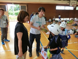 ６月１３日（金）猿島中学校区合同引き渡し訓練