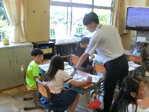 ７月３日（木）学校訪問