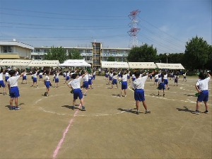 運動会  予行練習