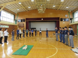 【職員研修】　救命講習を実施しました