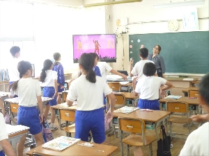 5年　外国語の授業