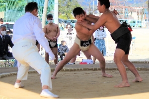 茨城県中学校新人体育大会：相撲競技に出場、健闘しました！