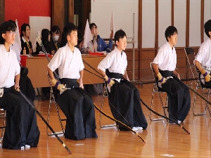 県新人大会（弓道）