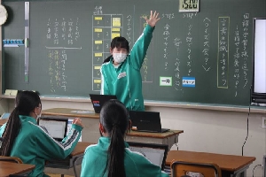 学年末授業参観　学校評議員会