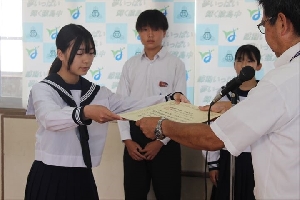 表彰集会、職業人に学ぶ会