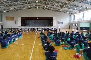 新人戦壮行会を行いました