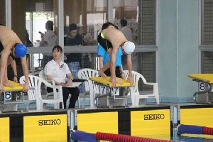 県西新人水泳競技大会