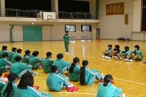 1年生の合唱コンクールリハーサル