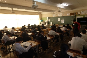 令和7年度学力診断テストを行いました