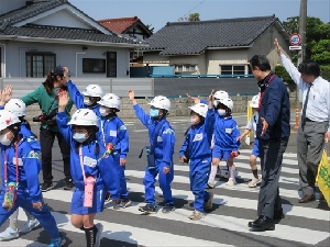 １・２年生 交通安全指導