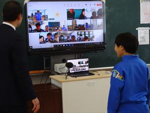 弓馬田小オンライン交流(5年生)